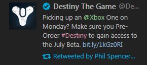 Destiny Beta 1