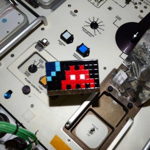 Samantha Cristoforetti Space Invaders