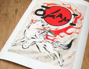 Okami print picture