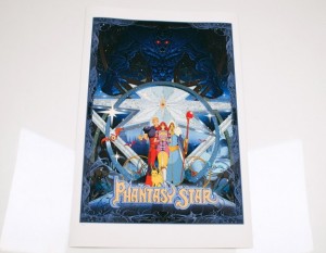 phantasy star print by artist kilian eng