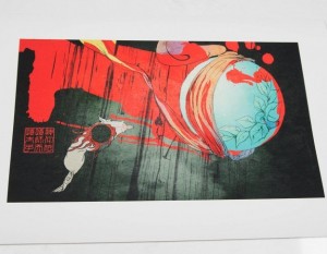 wolf amaterasu from okami in print by cook and becker