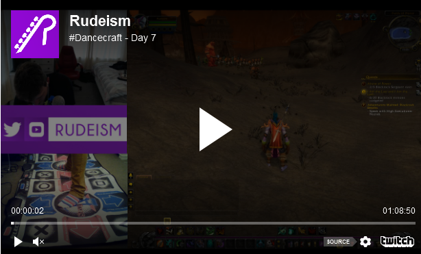 Wow dance pad twitch