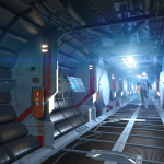 Star Citizen Javelin Ship Hallway