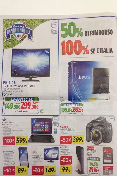 Volantino Ps4 Carrefour
