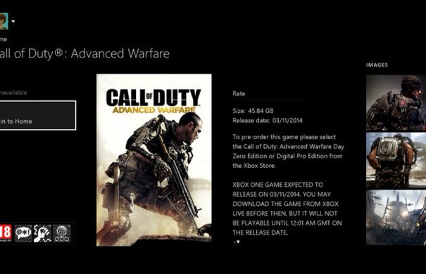 COD Advanced Warfare reddit size