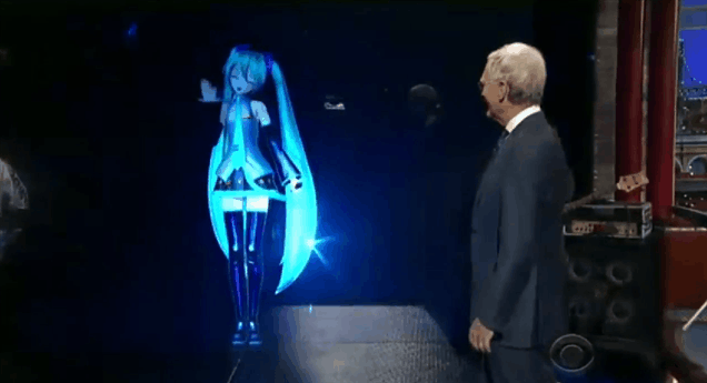 “Hatsune Miku” ospite al David Letterman Show