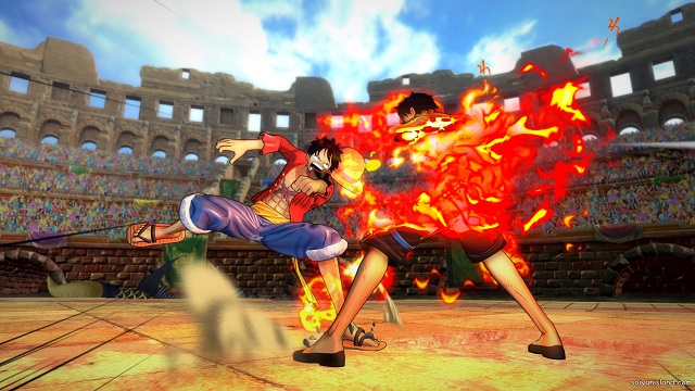 one piece burning blood