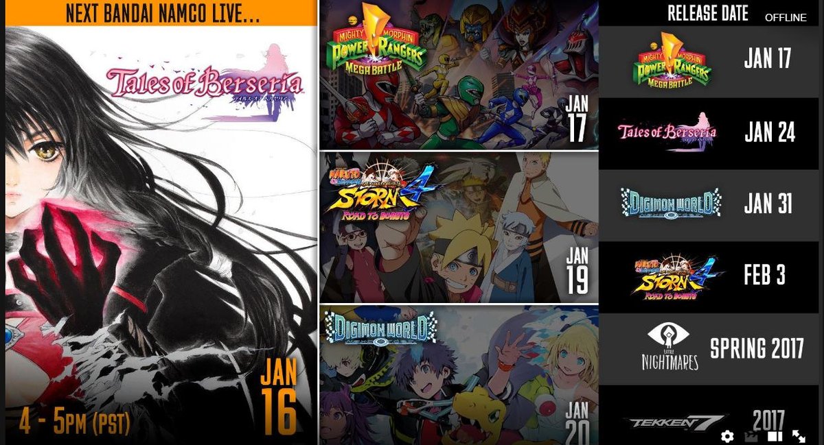 bandainamcoupcominggames2017