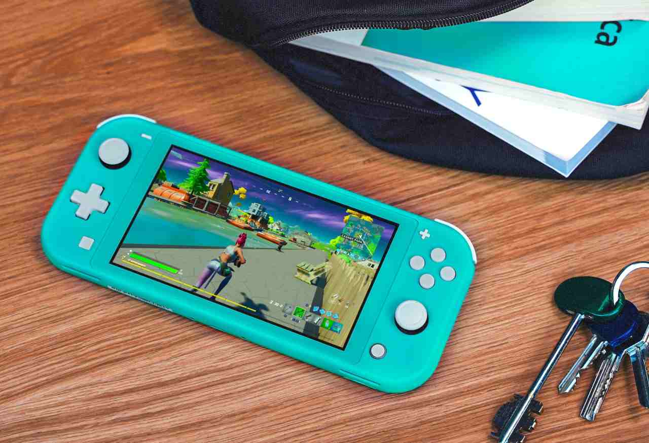 Nintendo switch lite azzurra