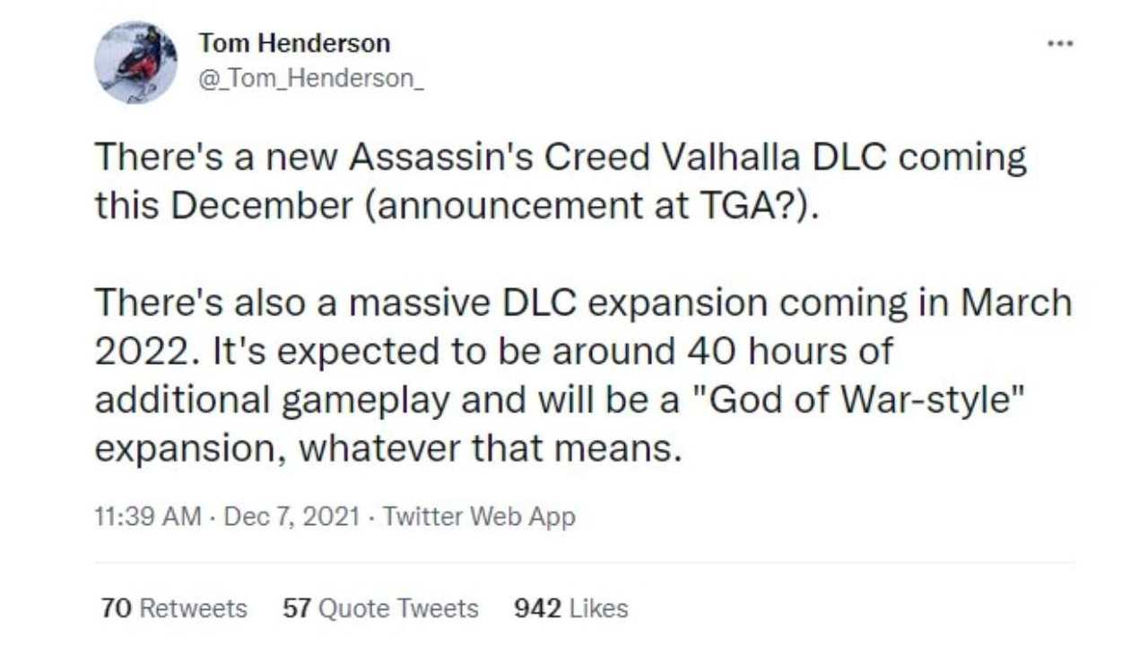 Assassin's Creed Valhalla, enorme DLC in arrivo: spunta la data