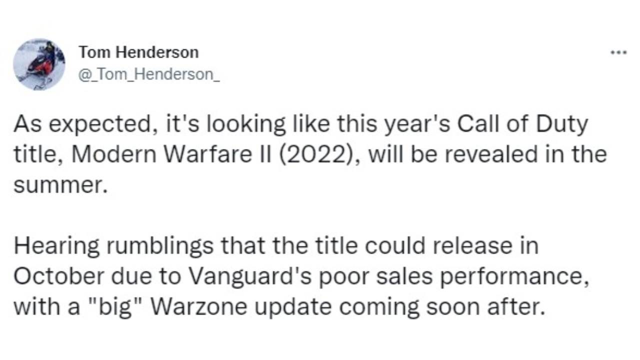CoD Modern Warfare anticipato, Vanguard sta vendendo troppo poco
