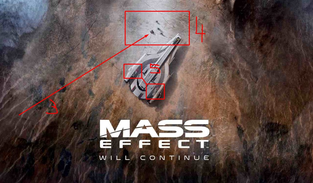 Mass Effect poster indizi 3, 4 e 5