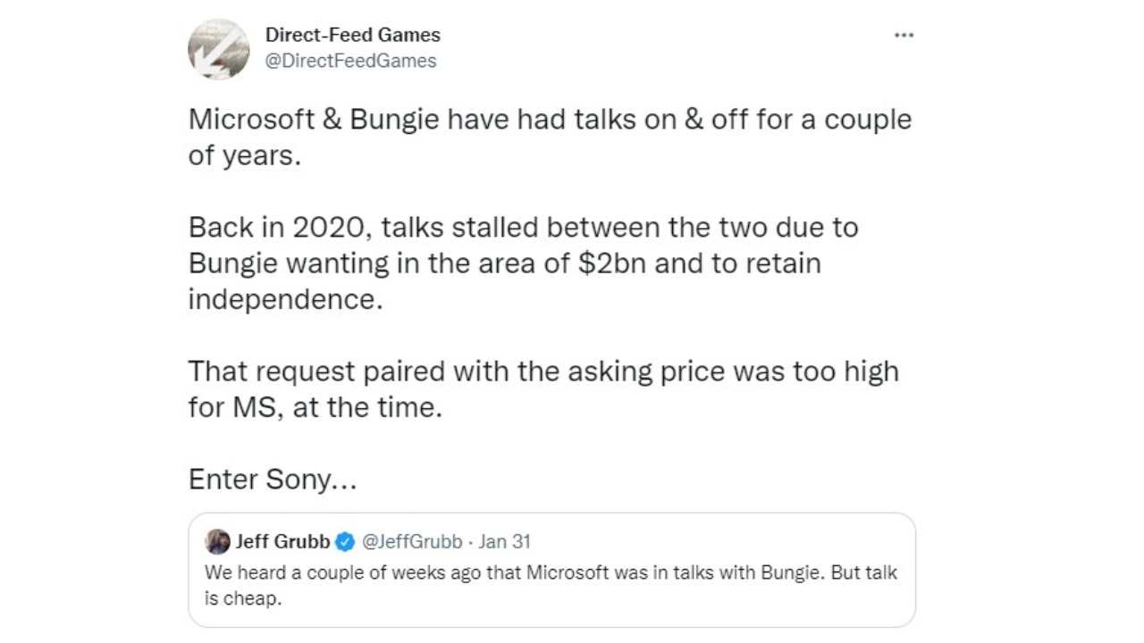Anche Xbox voleva Bungie, ecco come Playstation ha battuto tutti