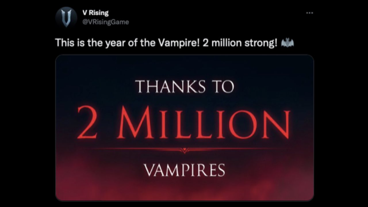 2 milioni di giocatori in un solo mese su questo gioco di vampiri