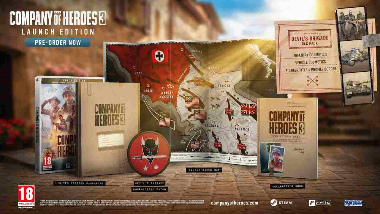 Company of Heroes 3, data d'uscita e bonus per il preorder