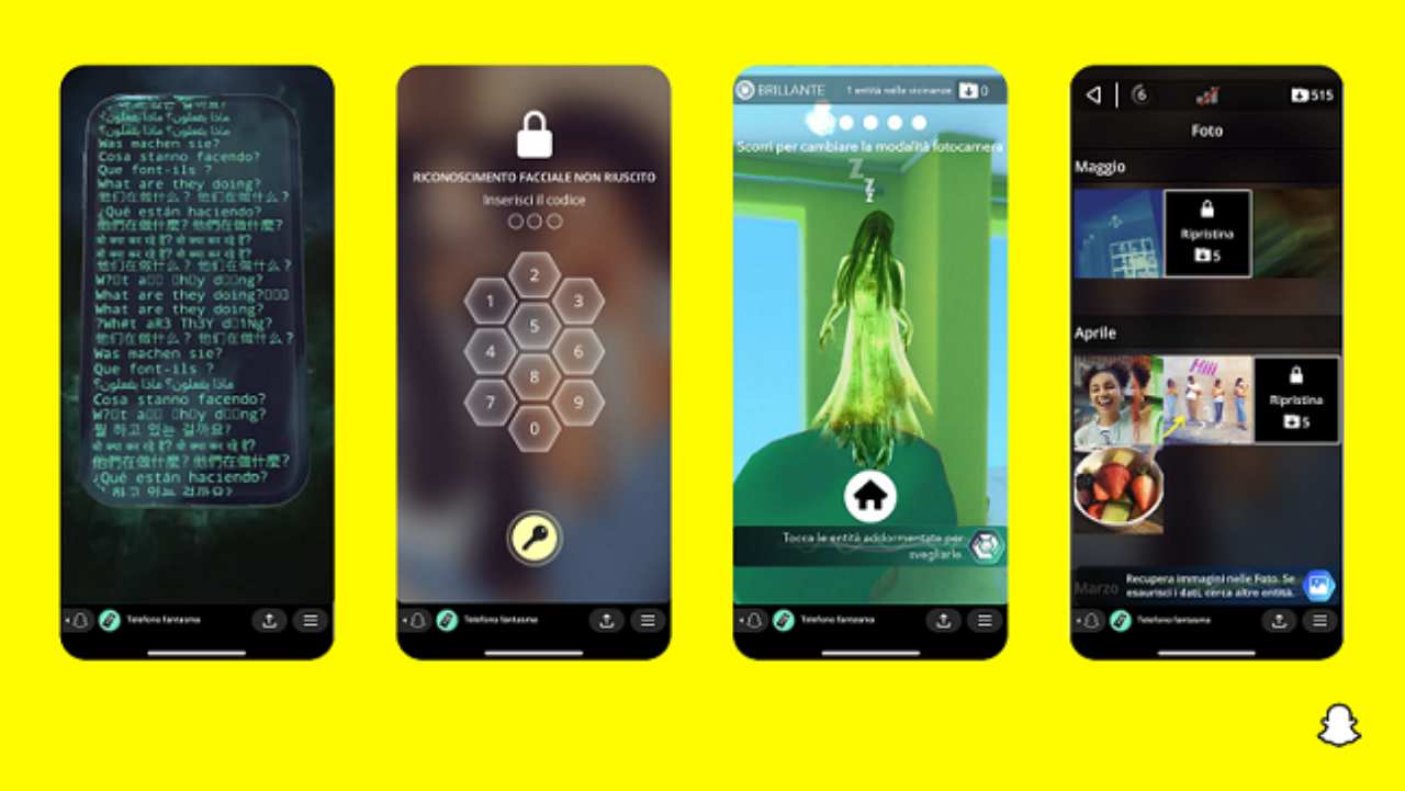 GhostPhone, gioco smartphone di Snapchat