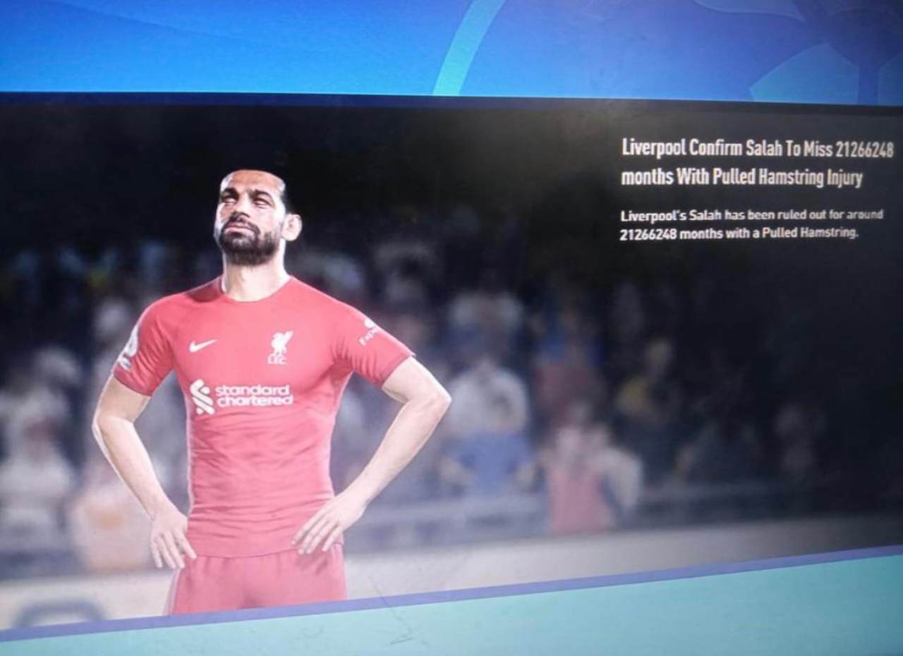 FIFA 22 infortunio Salah