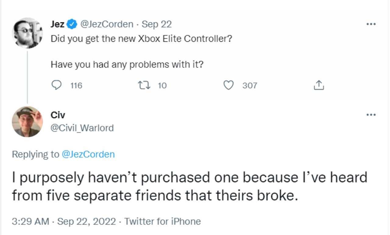 Nuovo pad Xbox Elite 2 sta già dando parecchi problemi