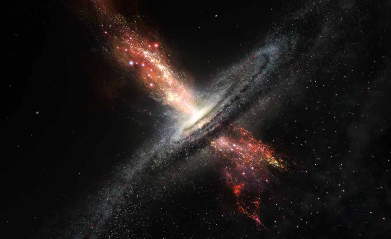 Galassia attorno ad un buco nero, 24/10/2022 - Videogiochi.com