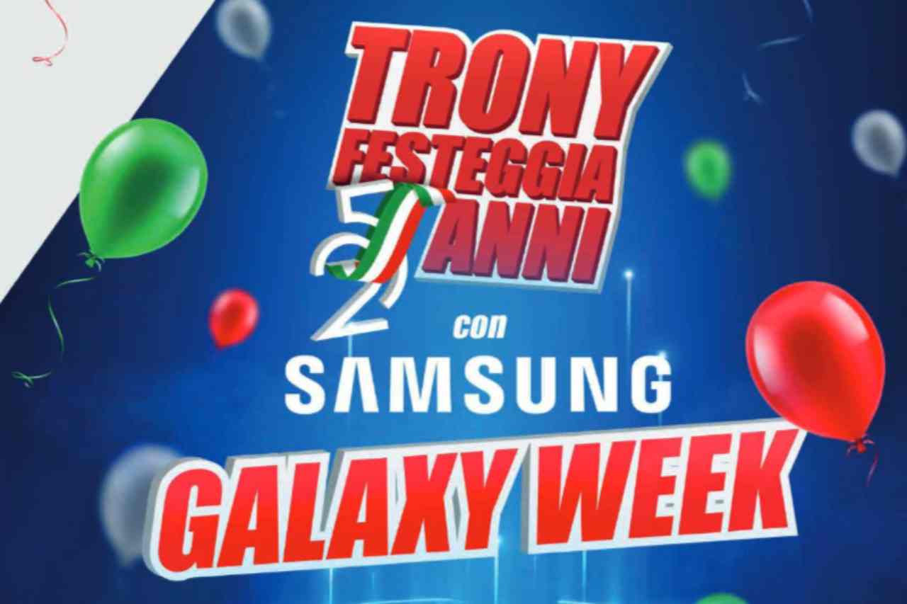 Volantino Trony Samsung Galaxy Week, 21/10/2022 - Videogiochi.com