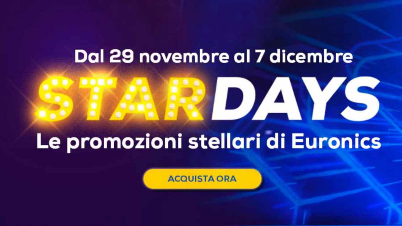 Offerta StarDays Euronics VideoGiochi.com 29 Novembre 2022