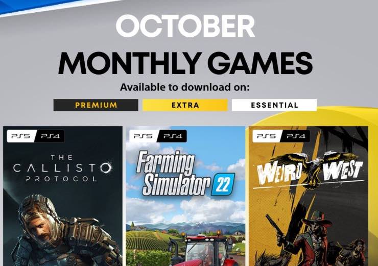 PS Plus Essential, ecco i giochi gratuiti per il mese di ottobre