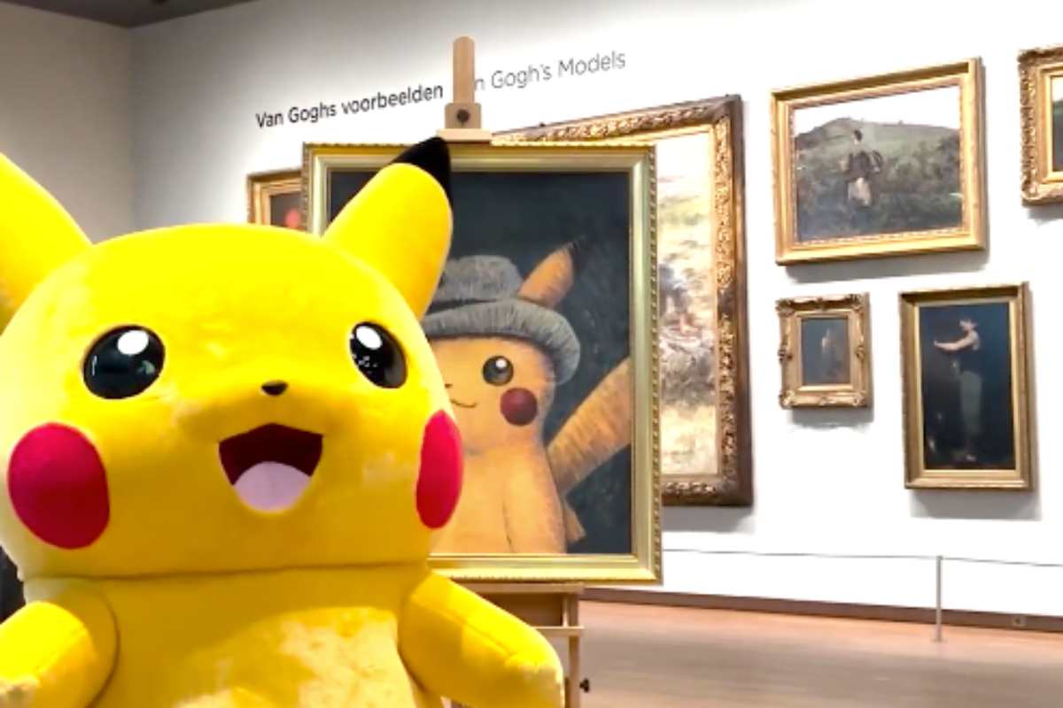 i pokemon sono i protagonisti di una mostra al museo di van gogh