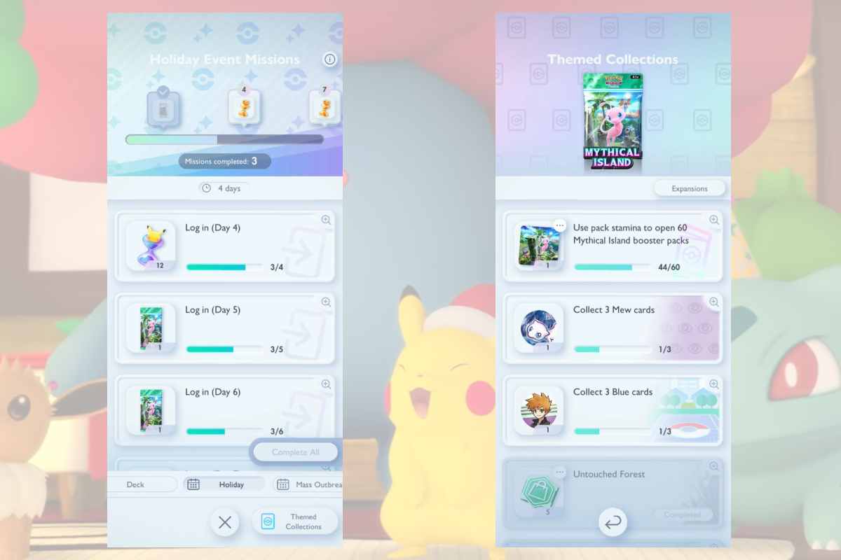 pokemon pocket ricompense