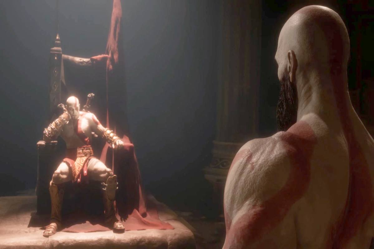 God of War trono
