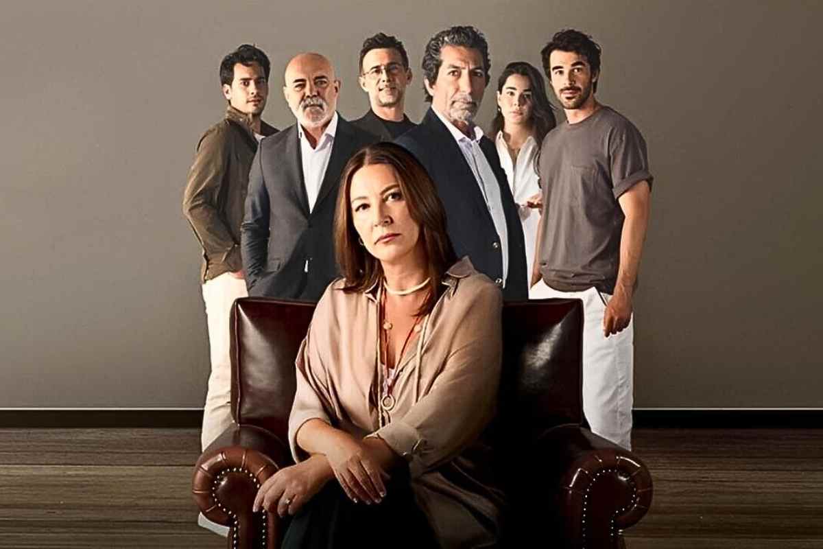 foto di gruppo del cast di tradimento
