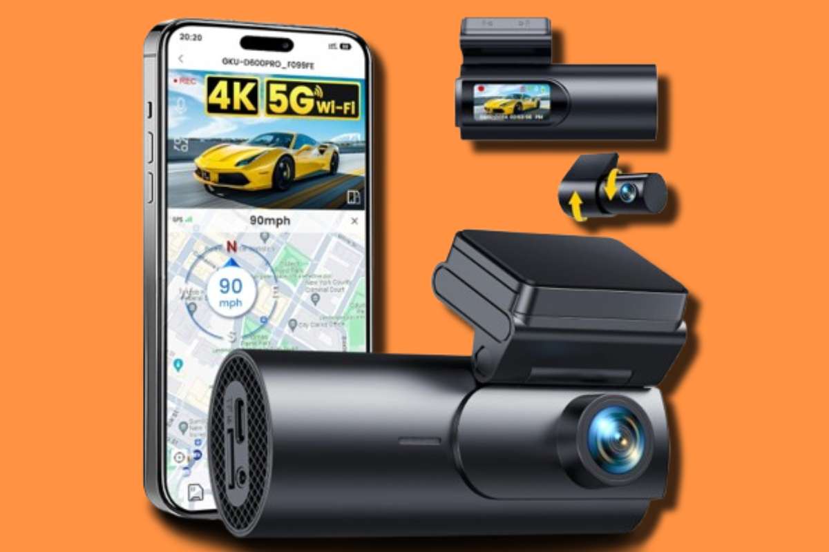 Dash cam per auto con smartphone