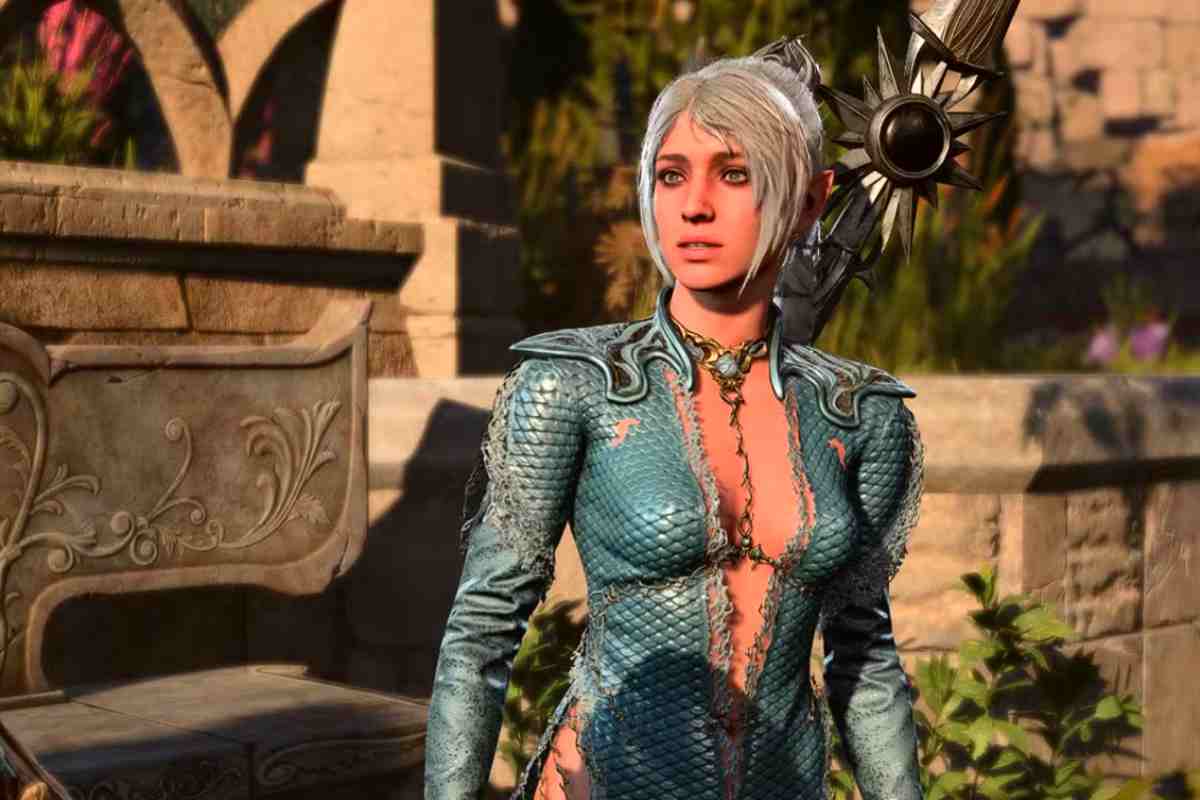 Shadowheart vestito blu