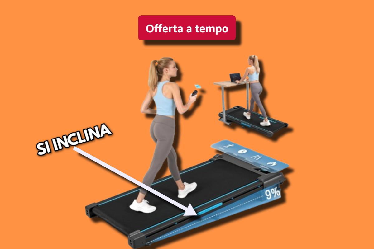 Donna su Tapis Roulant e sconto speciale