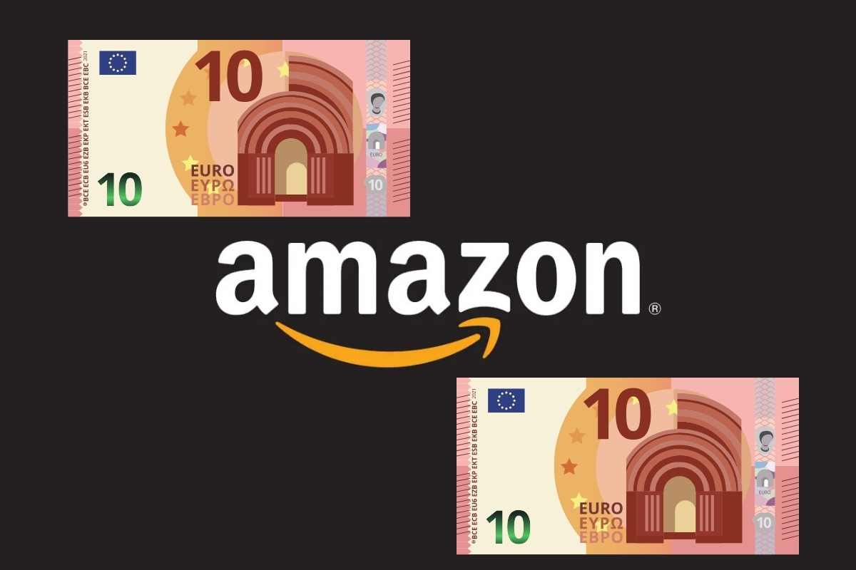amazon e banconote da 10 eurio