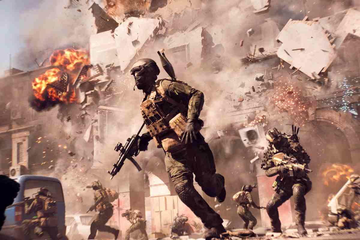 soldati in combattimento dentro battlefield 6