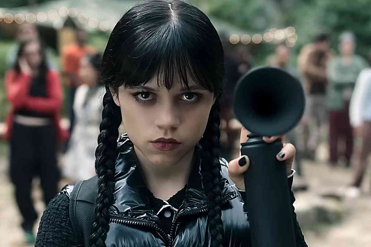 mercoledi in una scena della serie netflix