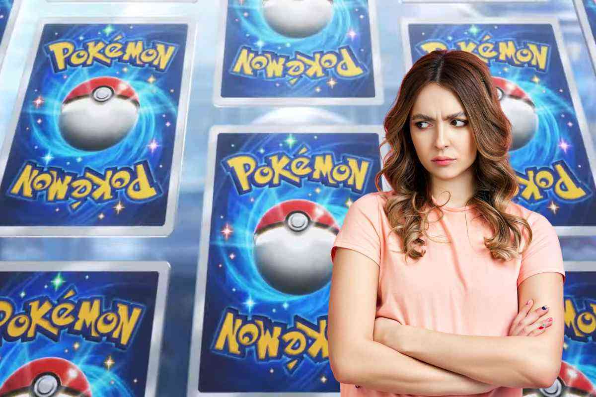 donna offesa e carte pokemon
