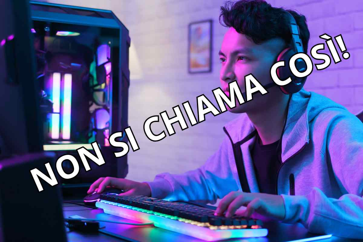 giocatore sorpreso al pc