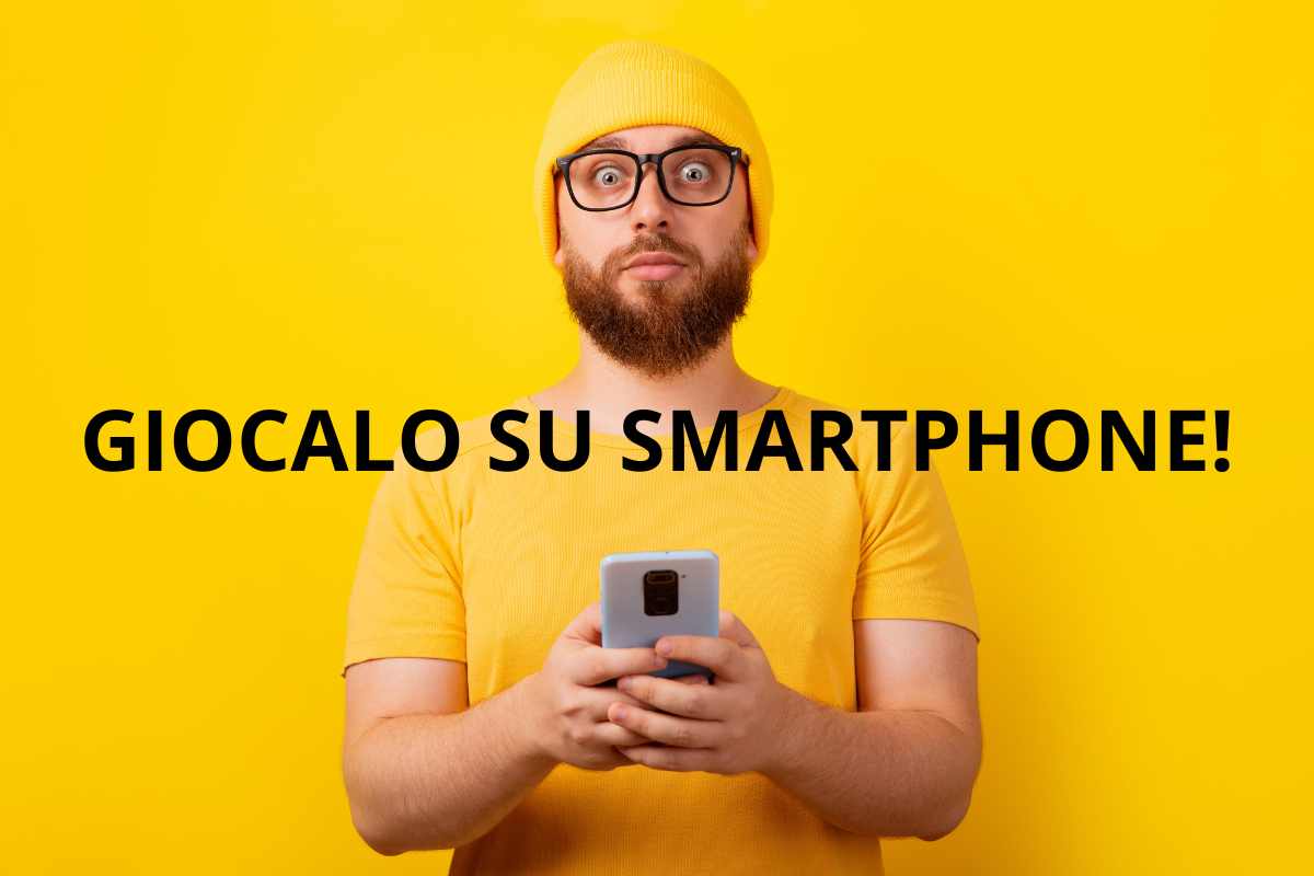 uomo sorpreso vestito digiallo