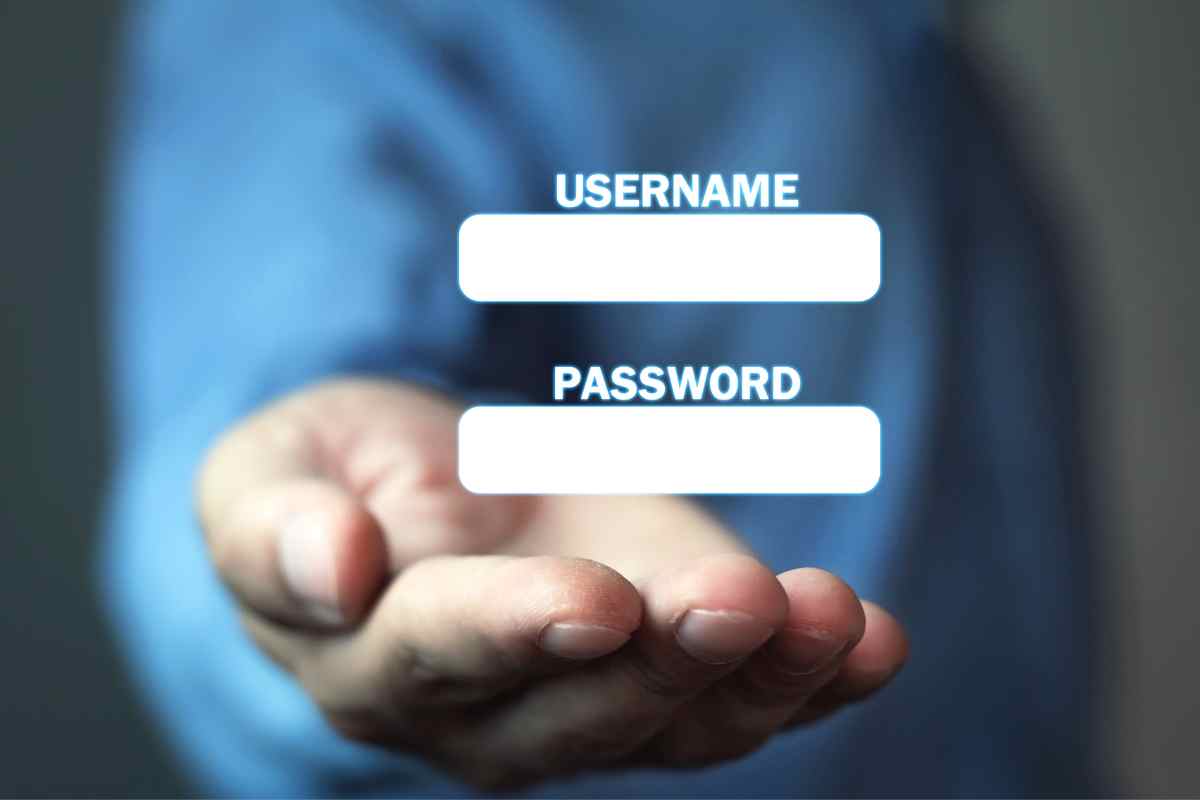 campi username e password
