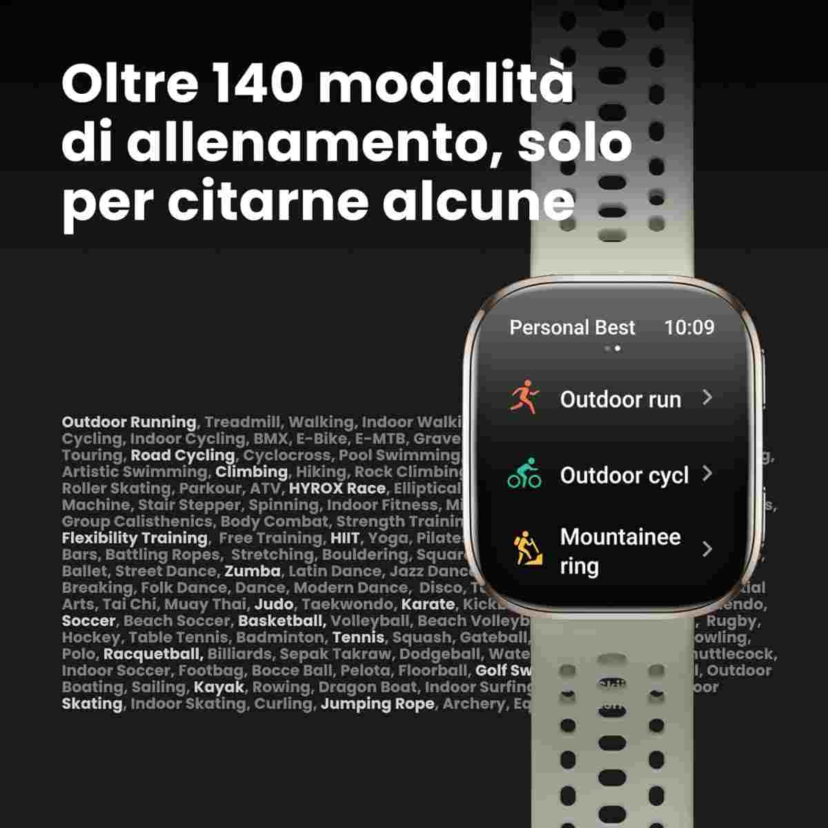 Amazfit allenamento