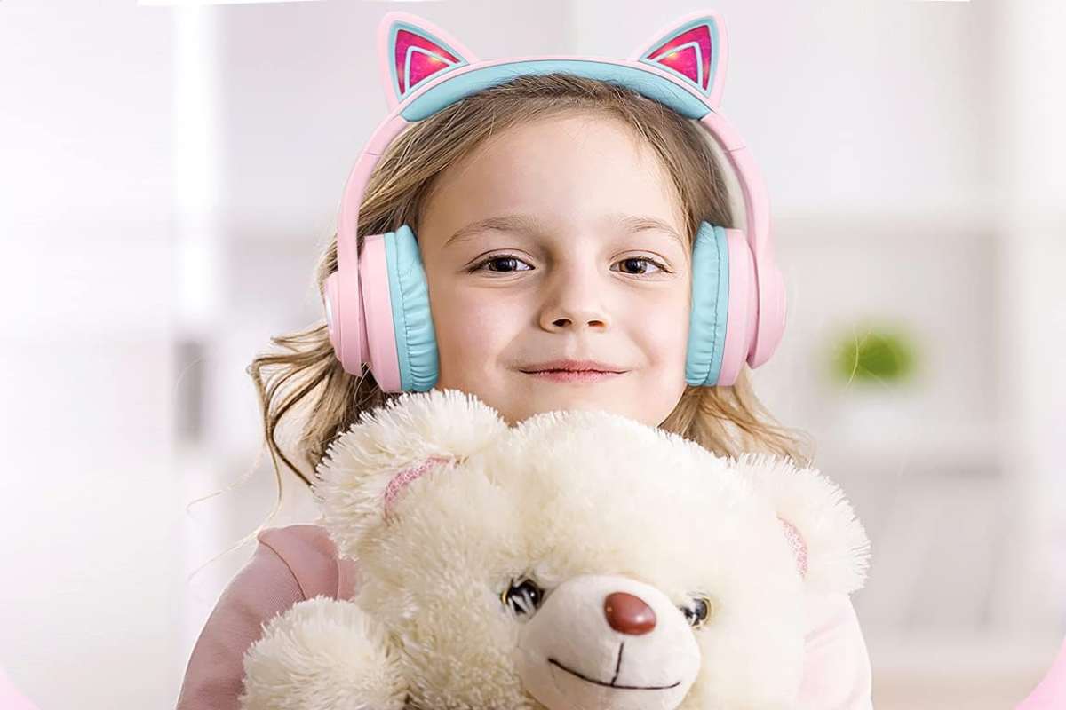 Cuffie con gattino