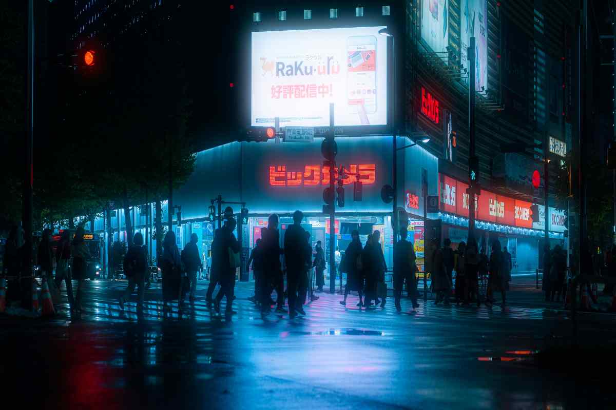 città cyberpunk
