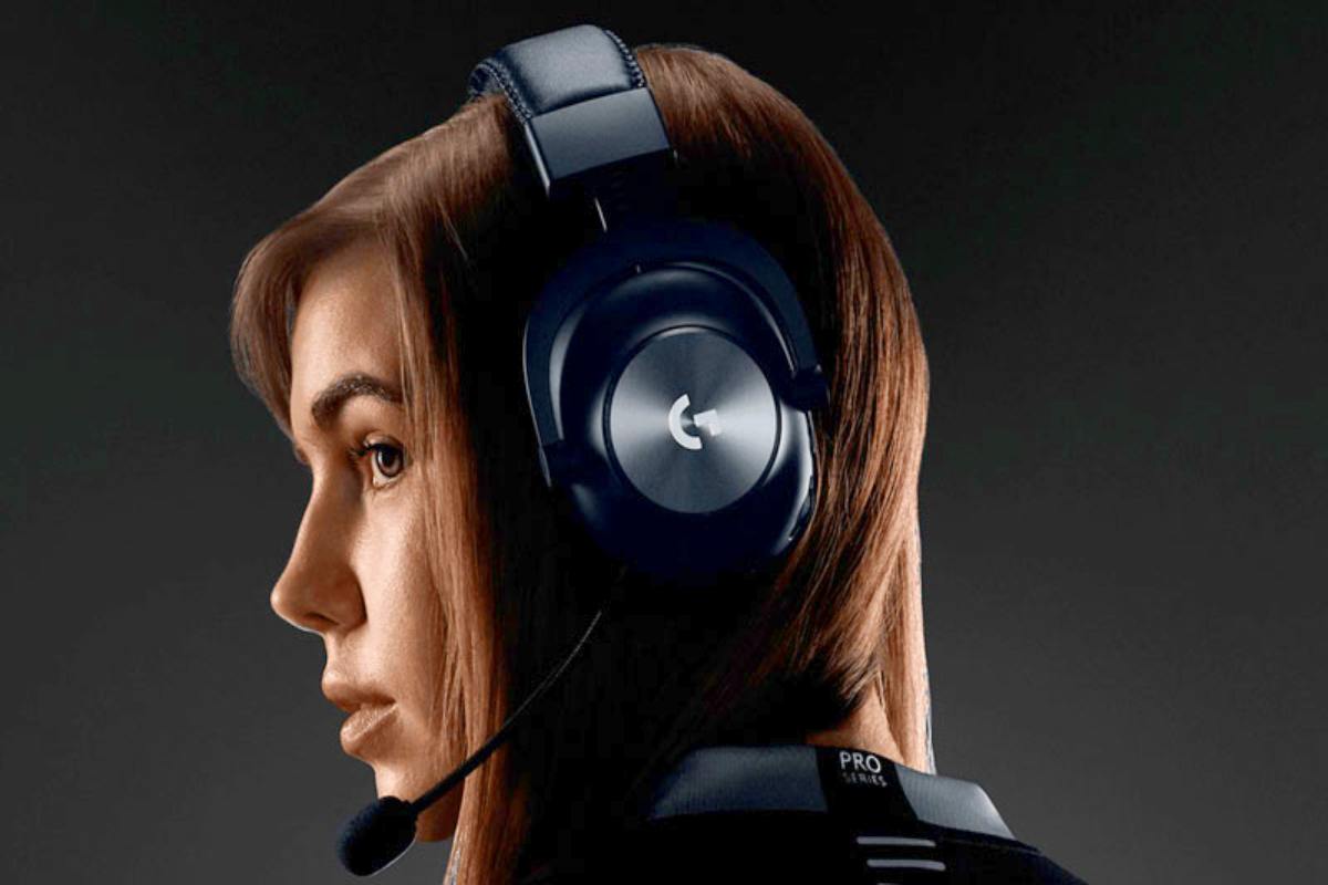 Logitech cuffie ragazza