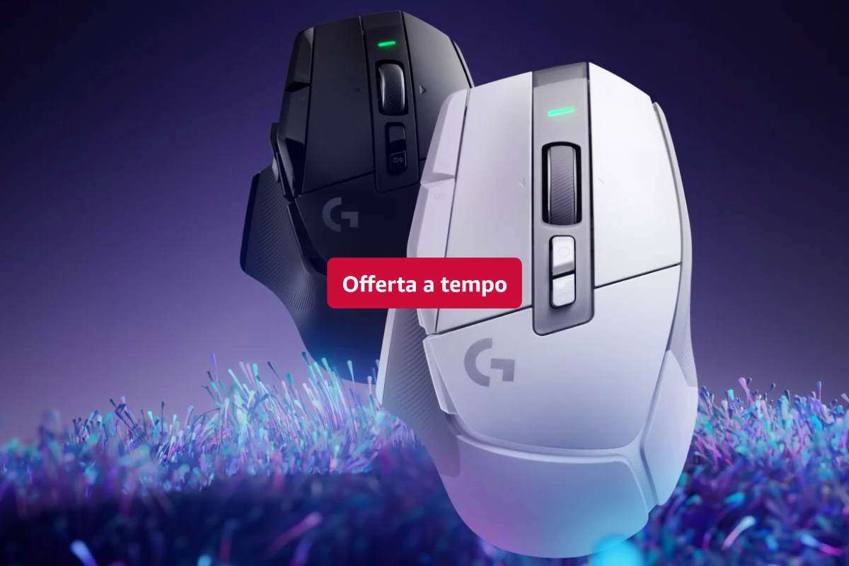 Logitech mouse bianco e nero