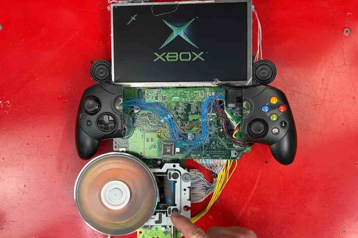 console fatta con altri pezzi