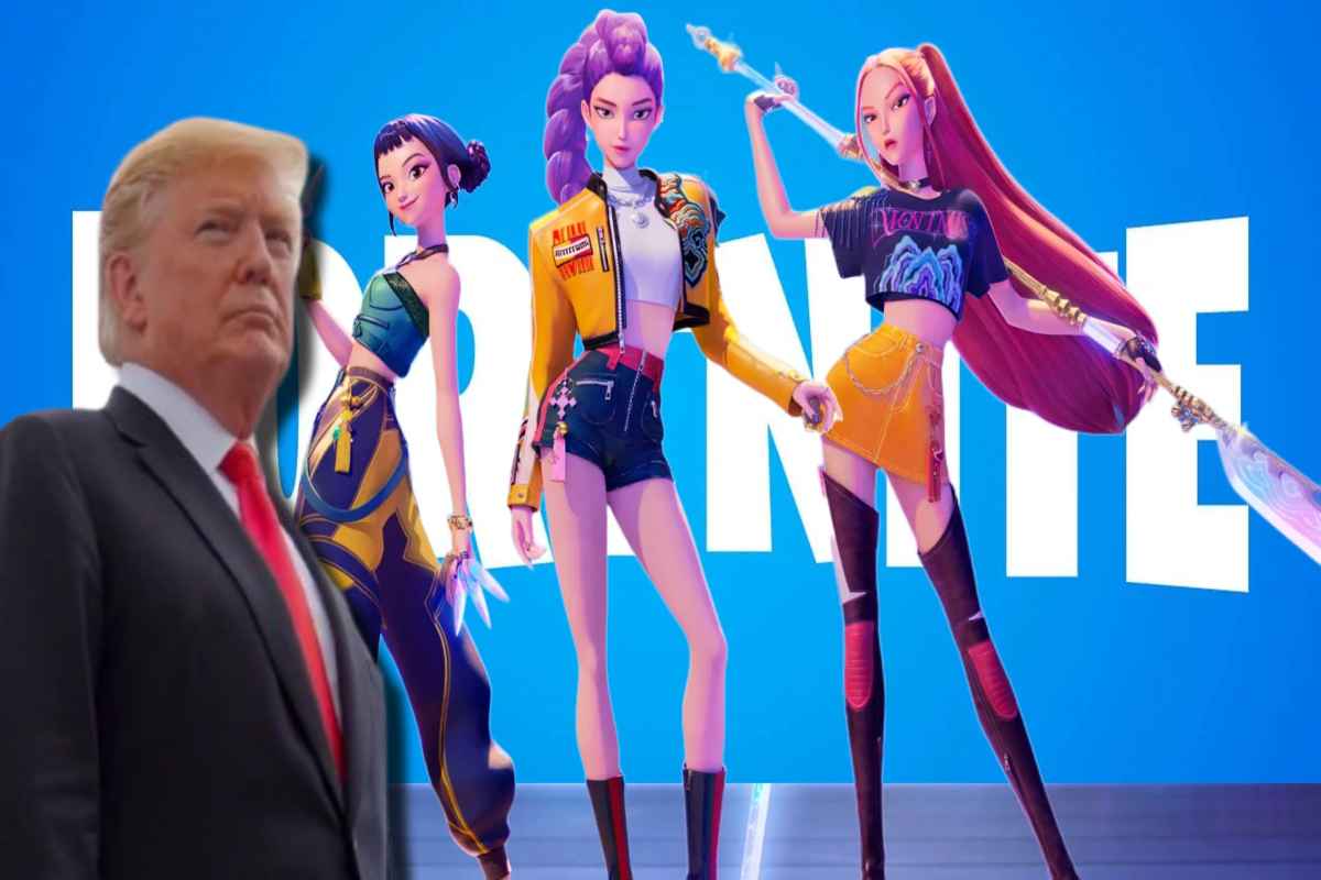 Trump Fortnite e Kpop Deamonhunters