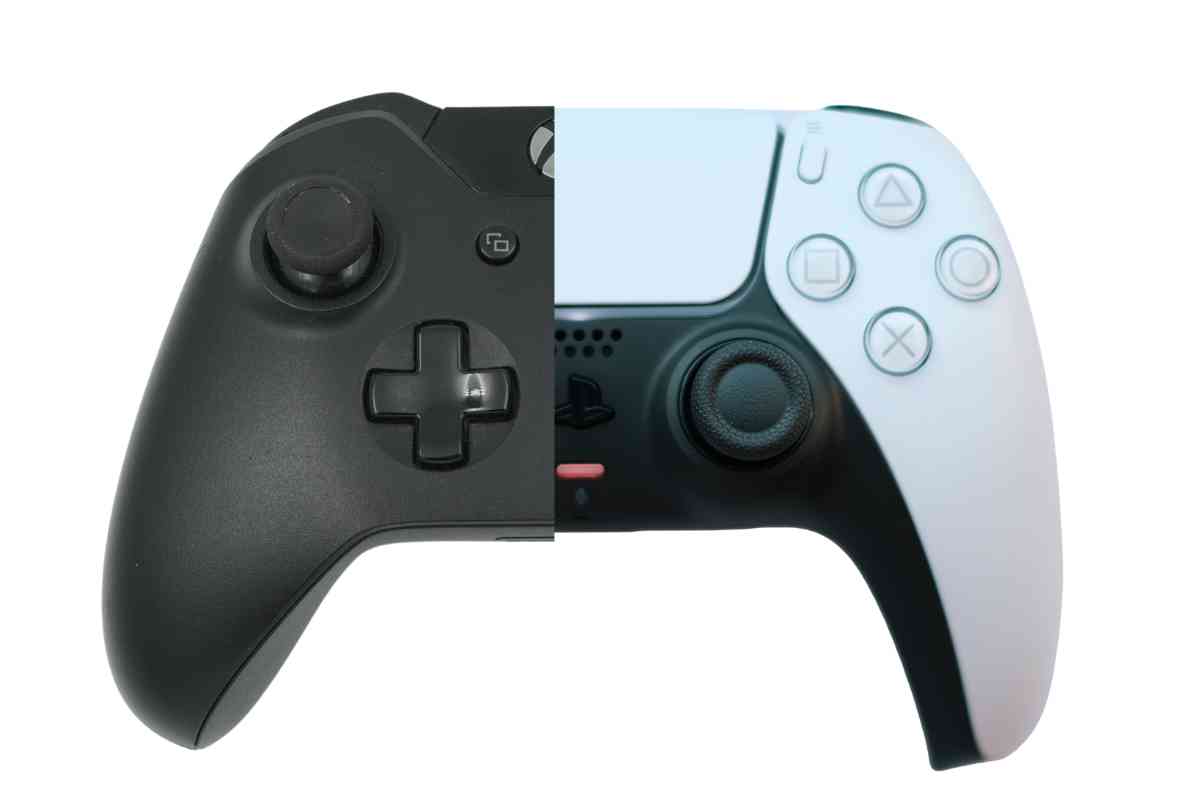 Xbox e PS5 controller
