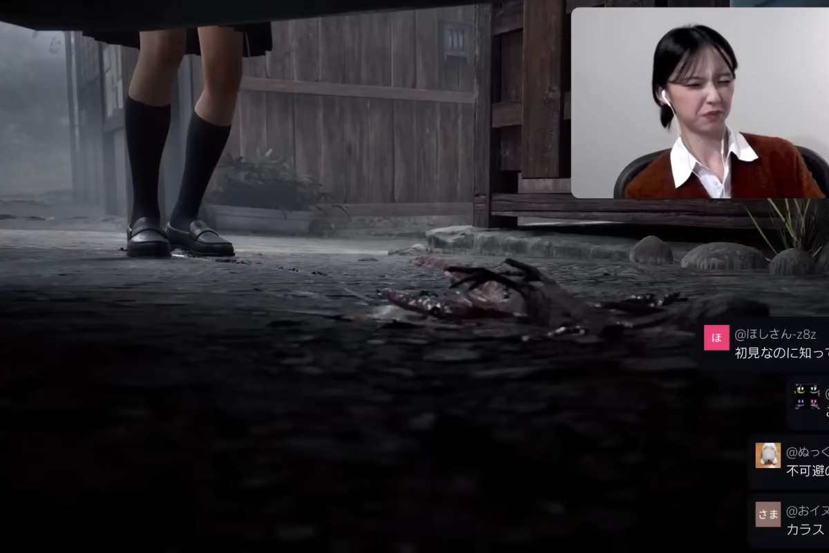 attrice silent hill f sconvolta