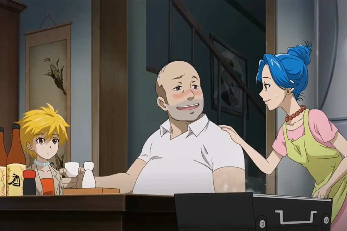 famiglia simpson come un anime